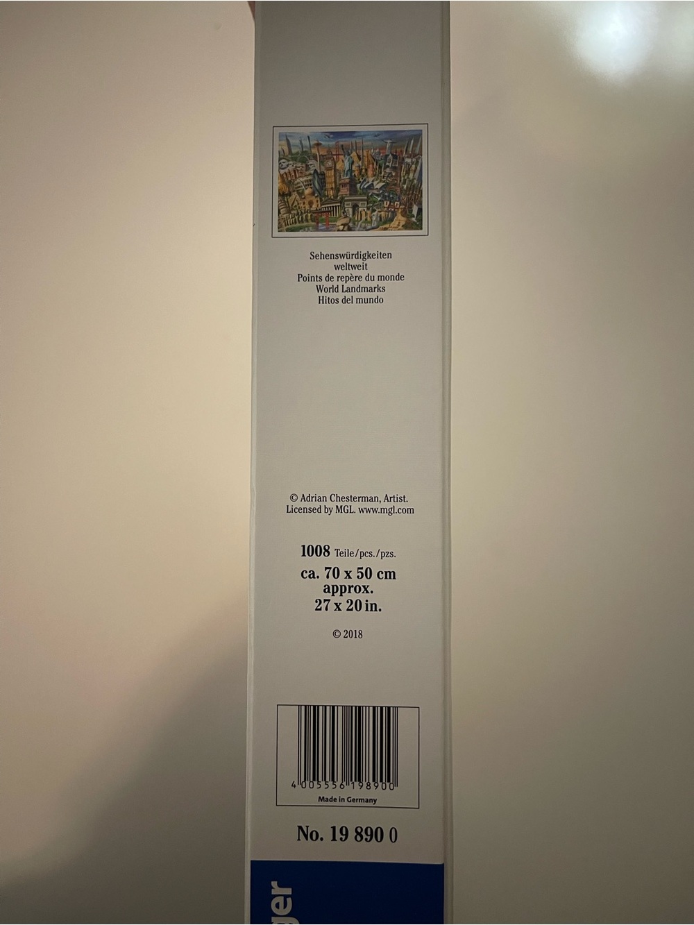 Ravensburger “World Landmarks” 1000 Piece Jigsaw Puzzle- COMPLETE EUC - Picture 3 of 5